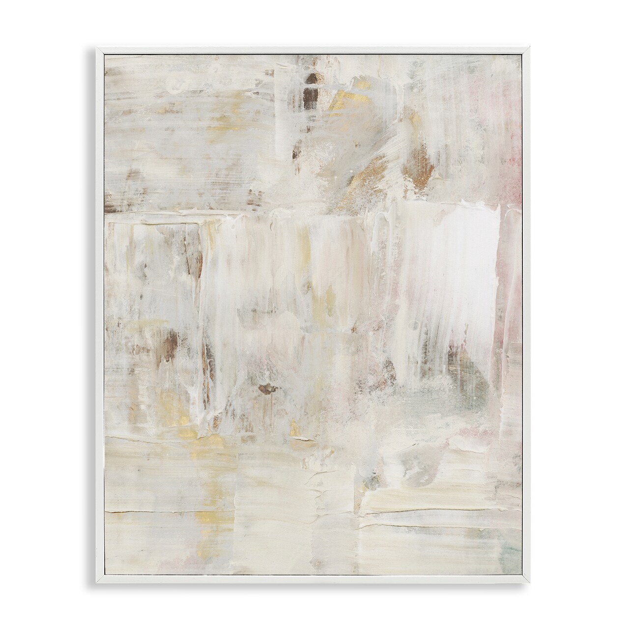 Stupell Industries Natural Abstract Pattern Framed Giclee Design by Victoria Barnes